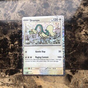Drampa Holo 015/015 McDonalds 2025 Happy Meal Pokémon Card Gentle Slap